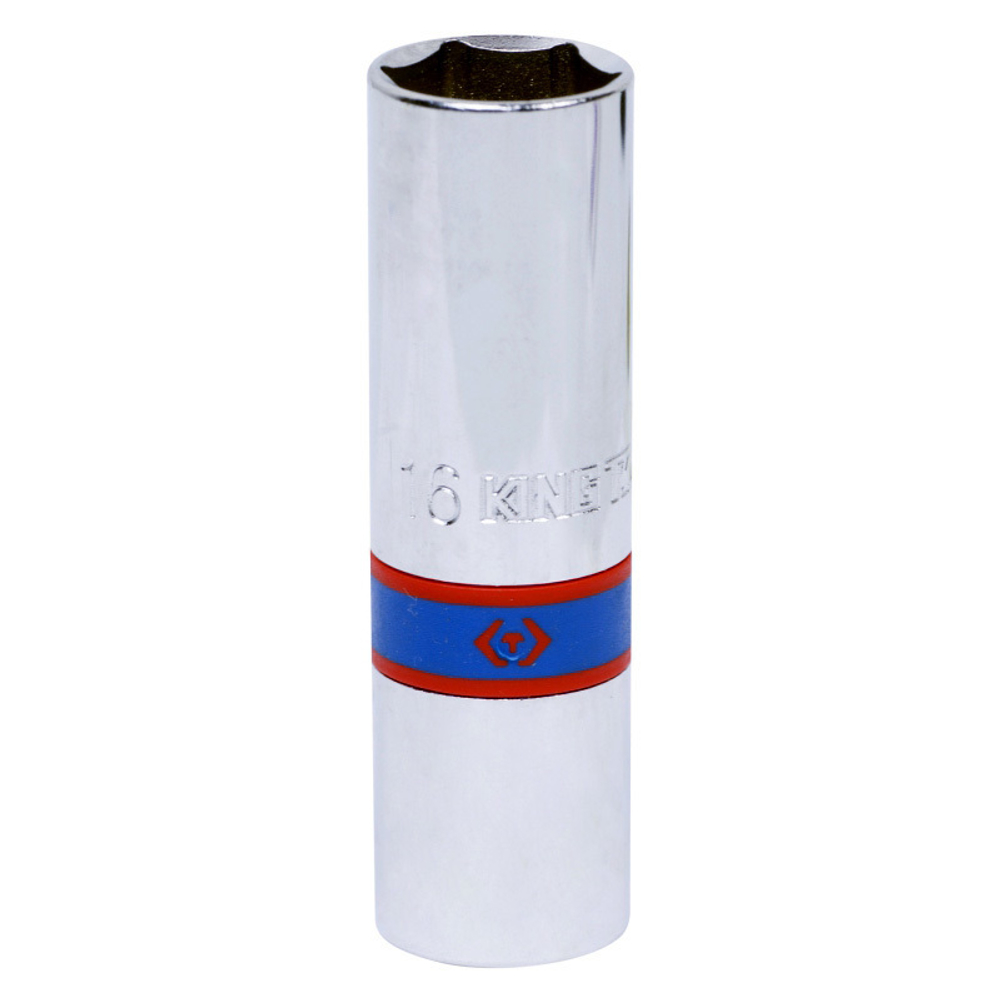 KING TONY (466516) Головка свечная шестигранная 1/2", 16 мм, магнитный фиксатор