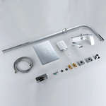 Душевая система для ванны, Gappo, с картриджем, хром, G2407