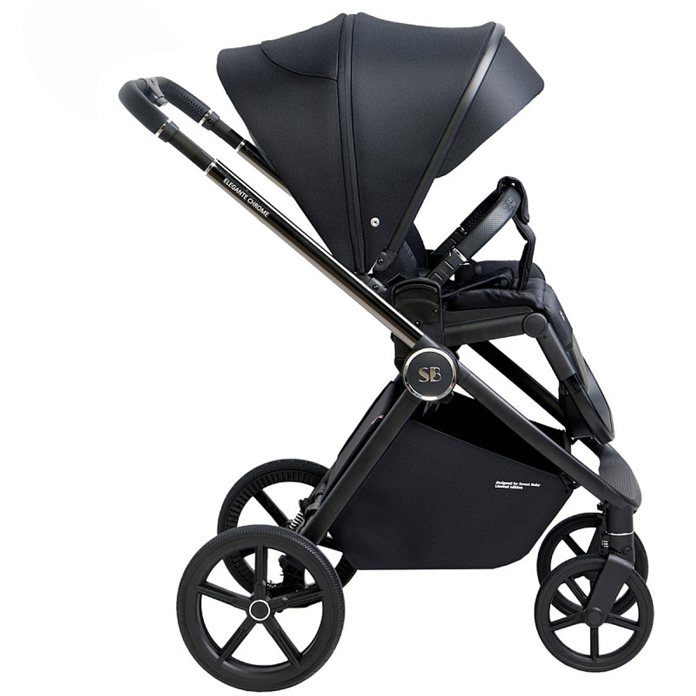 Детская прогулочная коляска Sweet Baby Elegante Chrome/Black