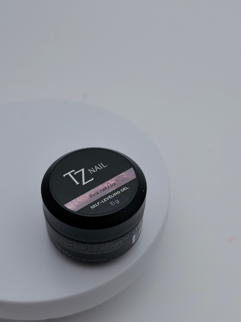 TZ Самовыравнивающийся гель "Pink nebula" (Розовая туманность) 15 гр.