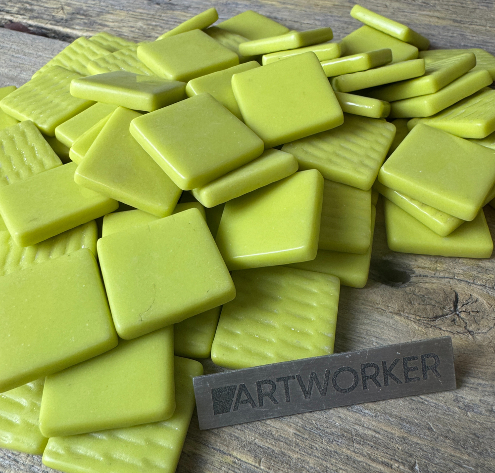 FLORY24 68 Стеклянная мозаика 24х24х4 мм, 0,5 кг