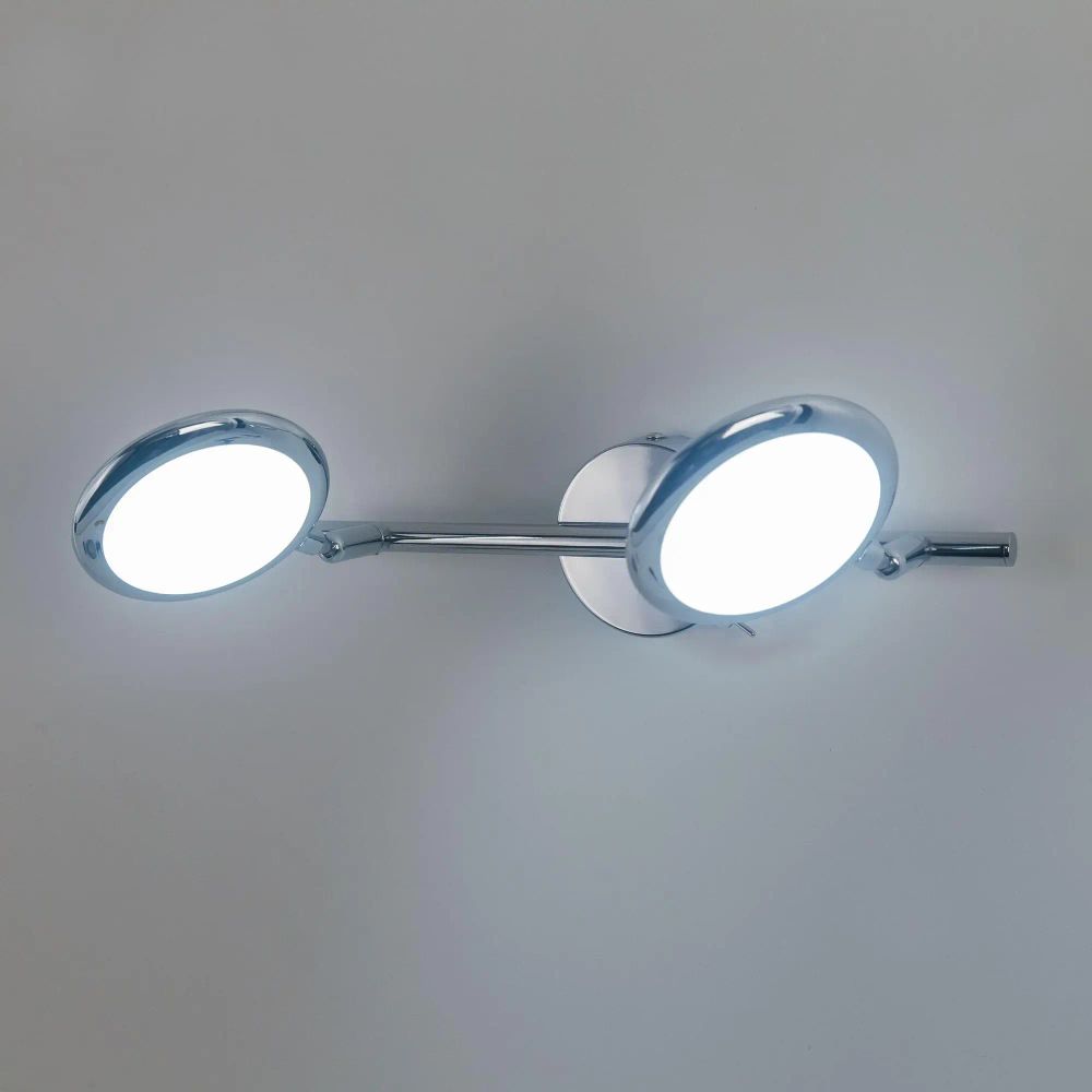 Citilux Бильбо CL553520 LED Спот поворотный с выключателем Хром