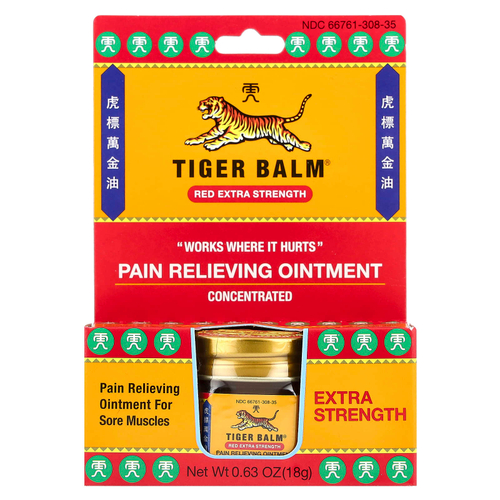 Tiger Balm, обезболивающая мазь, 18 г (0,63 унции)
