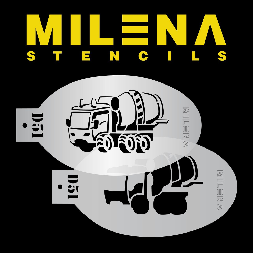 Трафарет Milena D51