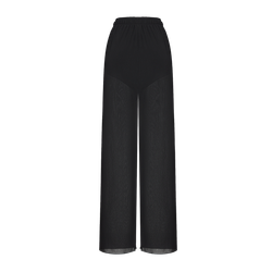 Брюки из шифона с принтом