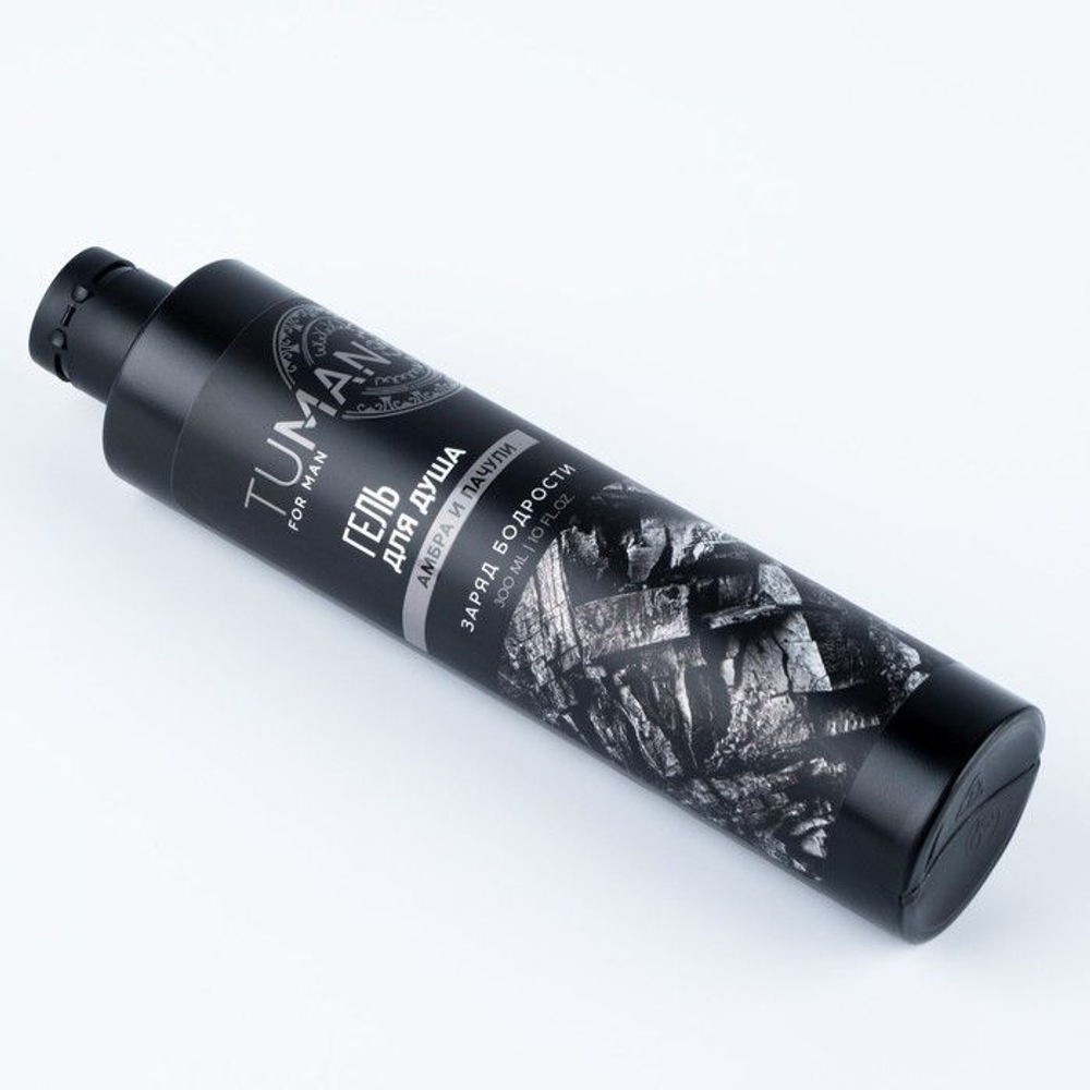 Мужской гель для душа TUMAN с ароматом амбры и пачули - 300 мл.