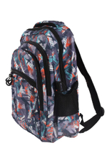 Рюкзак школьный 38*25*12см, серый, 2отдел+карман, 2бок.кармана