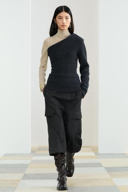 ZARA ЮБКА МИДИ ИЗ СМЕСОВОЙ ШЕРСТИ, СЕРЫЙ