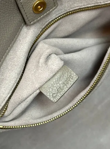 Сумка Celine MEDIUM CABAS ANAÏS CUIR TRIOMPHE Бежевая