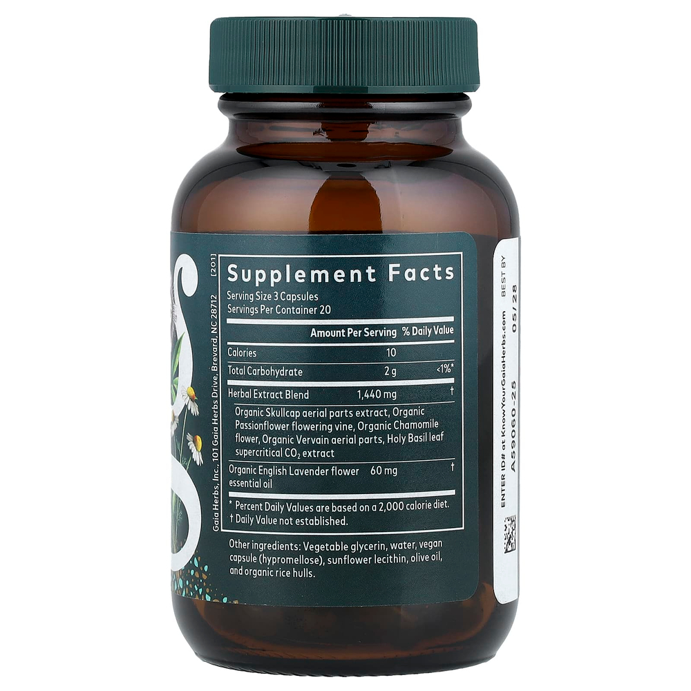 Gaia Herbs, Calm A.S.A.P.®, 60 капсул Liquid Phyto-Caps®