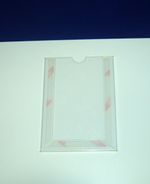 Карман информационный КП№1П верт А6+скотч