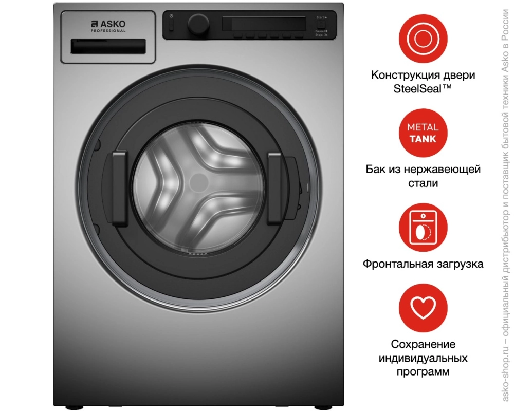 Профессиональная стиральная машина Asko WMC6743PB.T
