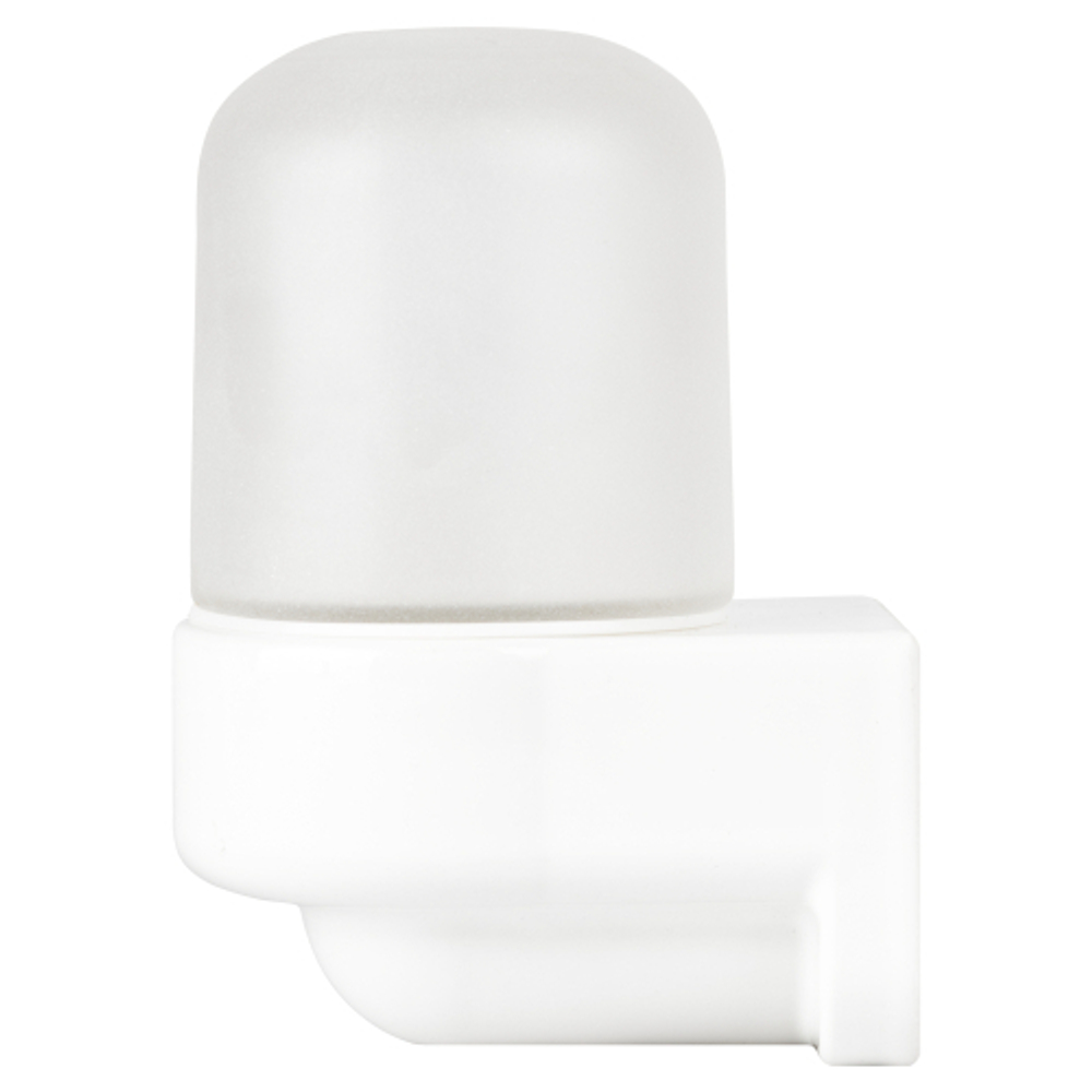 Светильник ЭРА НББ 02-60-003 для бани и сауны керамика/стекло угловой IP54 E27 max 60Вт белый НПБ400