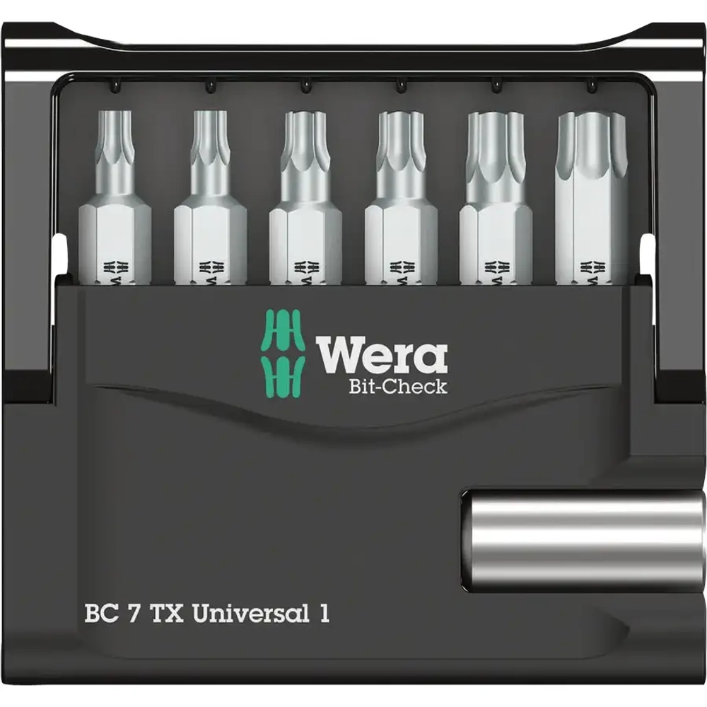 Набор насадок с держателем Mini-Check TX WERA 05056294001