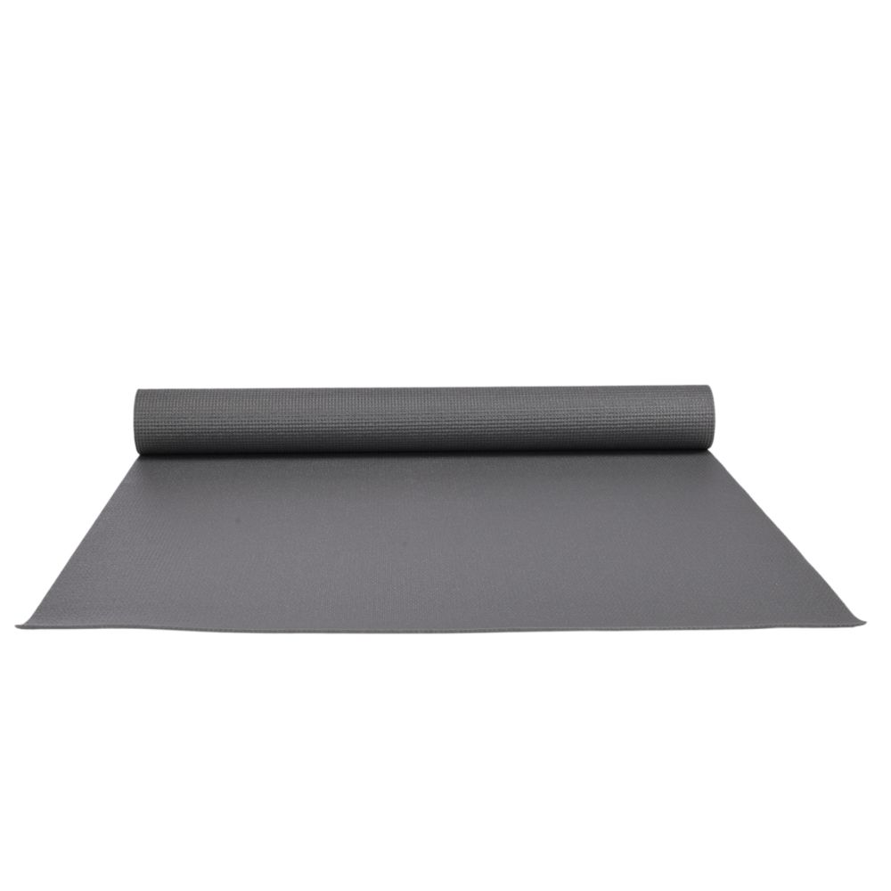 Коврик для фитнеса и йоги YM01-PVCYO-Grey 173 х 61 х 0,3 см