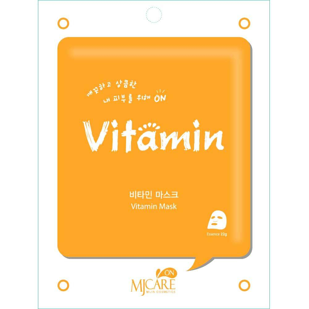 MJCARE ON VITAMIN MASK Тканевая маска для лица с витамином С
