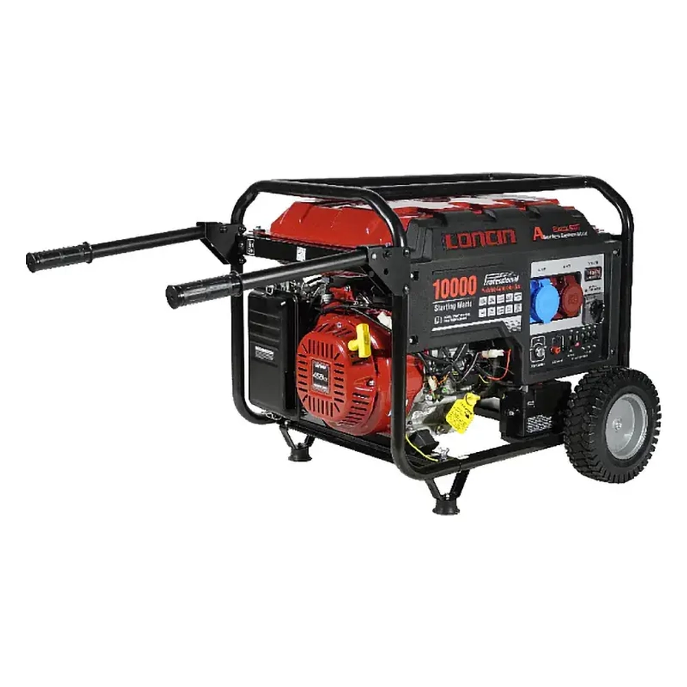 Loncin LC10000D-AS бензиновый генератор, 3-х фазный (с мощностью без ограничений при 1-но и 3-х фазном режиме) 00-00153759