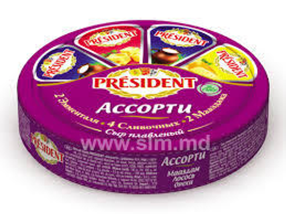 Сыр плавленый "President" 140гр