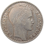 10 франков. Франция. Серебро. 1934 год. VF-XF