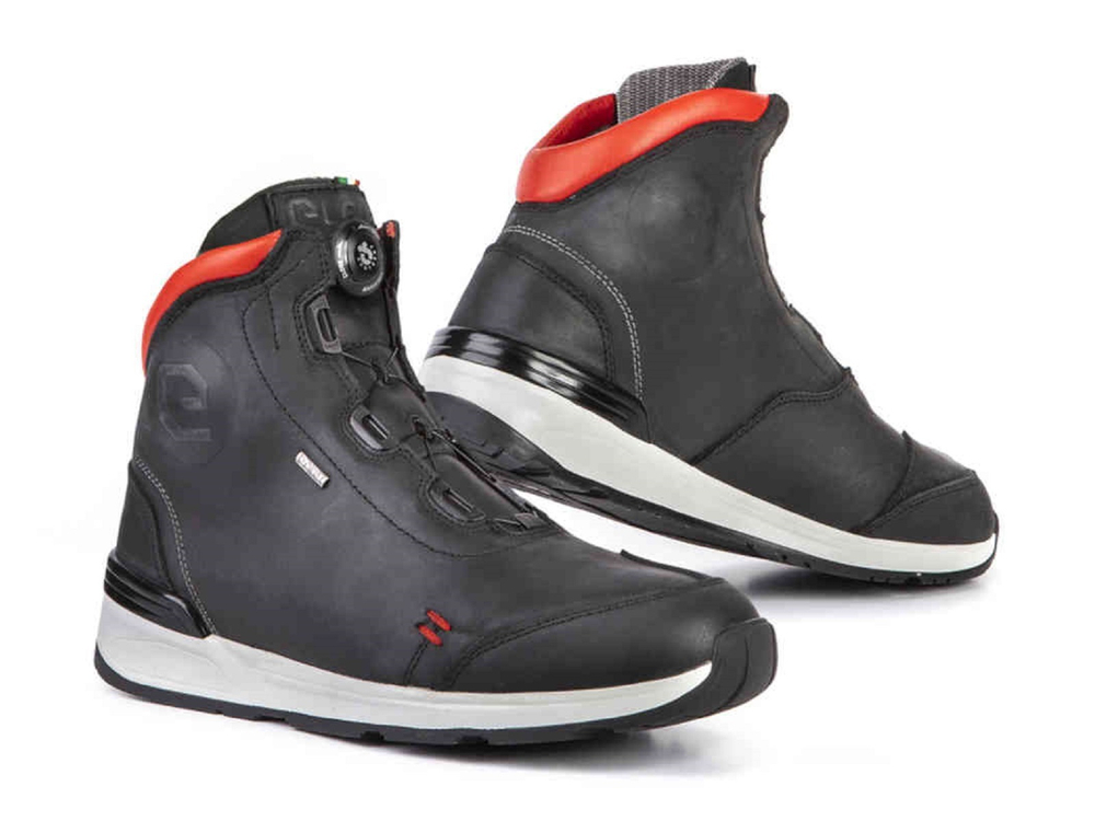 Мотоботы ELEVEIT VERSUS WP (black/red муж. 42)
