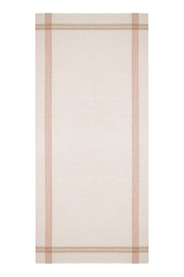 Палантин из кашемира пудрового цвета