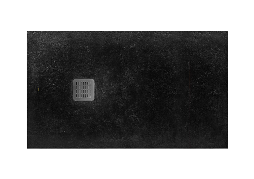 Душевой поддон Roca Terran 1200x800 черный, с сифоном и решеткой, AP1014B032001400