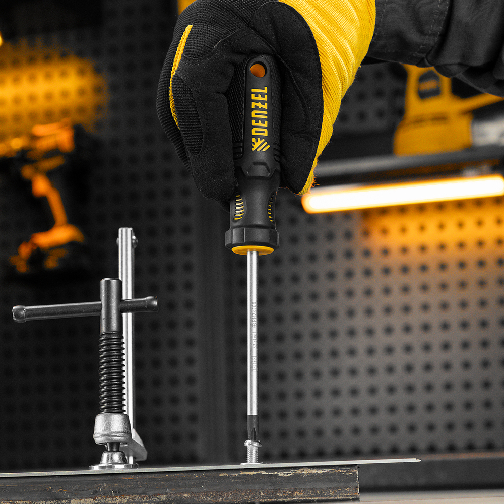 Набор отверток, 2 шт., PH+SL, S2, 3к рукоятка Denzel