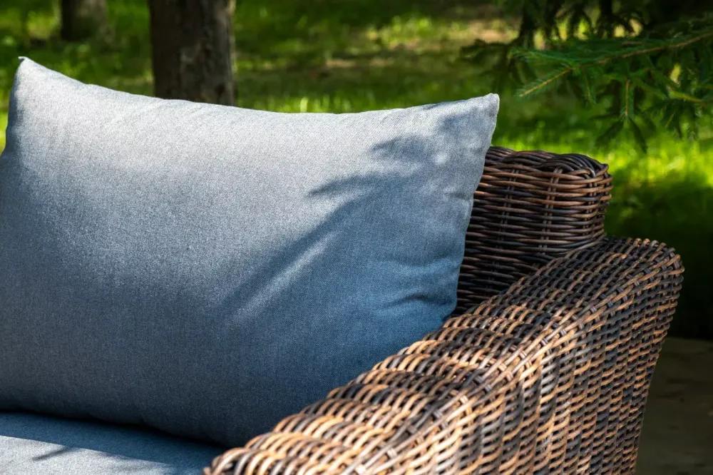 "Моккачино" обеденная группа из искусственного ротанга, цвет коричневый