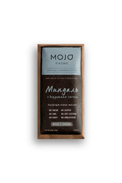 Миндаль. Горький шоколад Mojo cacao 72% (Гренада)