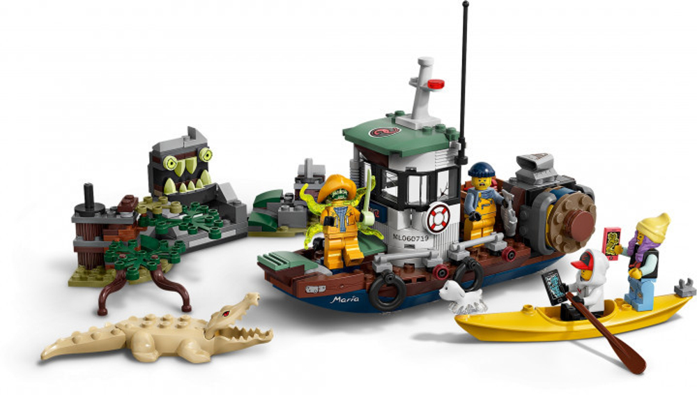 LEGO Hidden Side: Старый рыбацкий корабль 70419 — Wrecked Shrimp Boat — Лего Хидден сайд Скрытая сторона