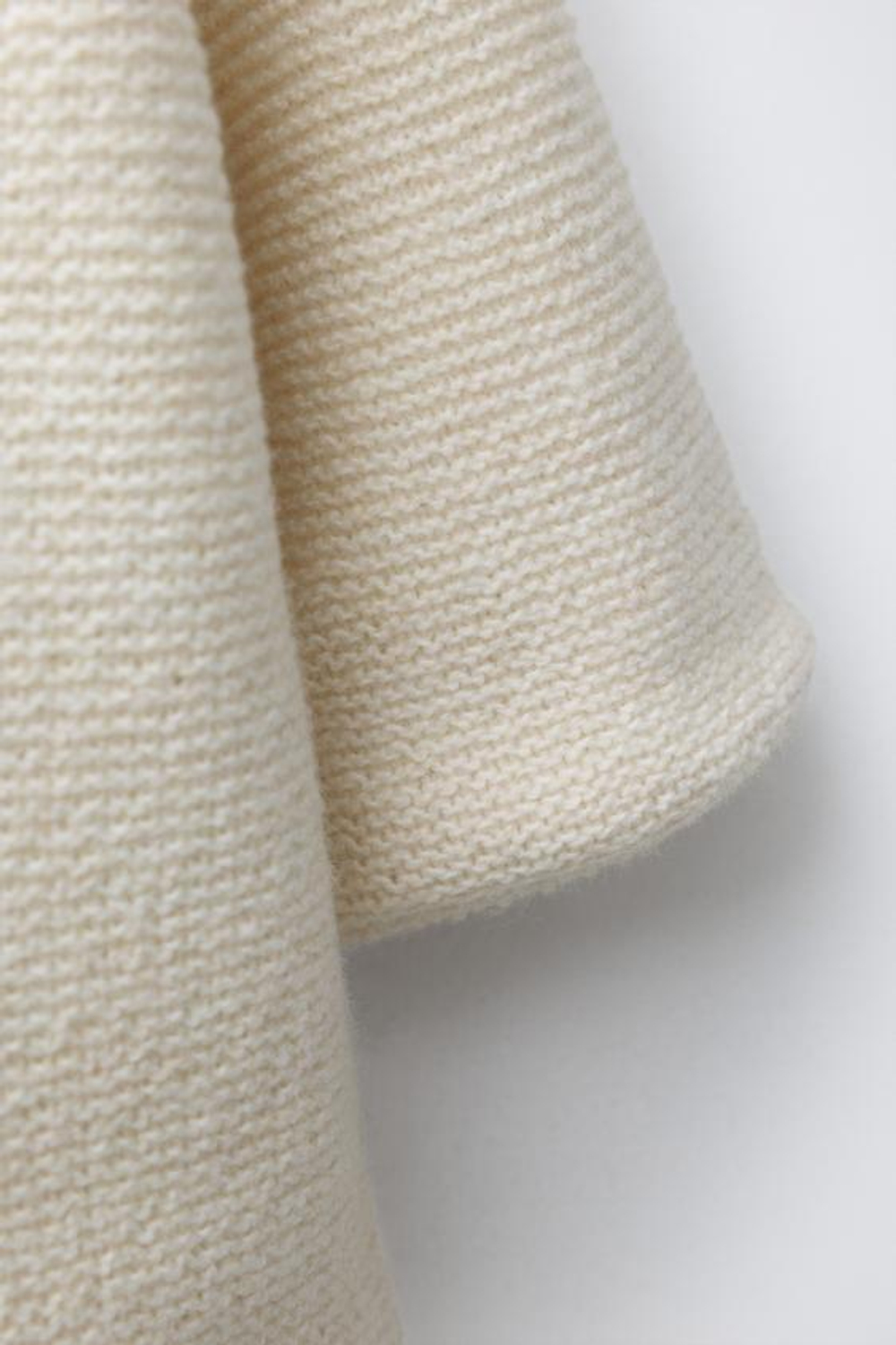 ZARA ПАЛЬТО С КАПЮШОНОМ И ЗАСТЕЖКАМИ-ТОГГЛ, ЭКРЮ