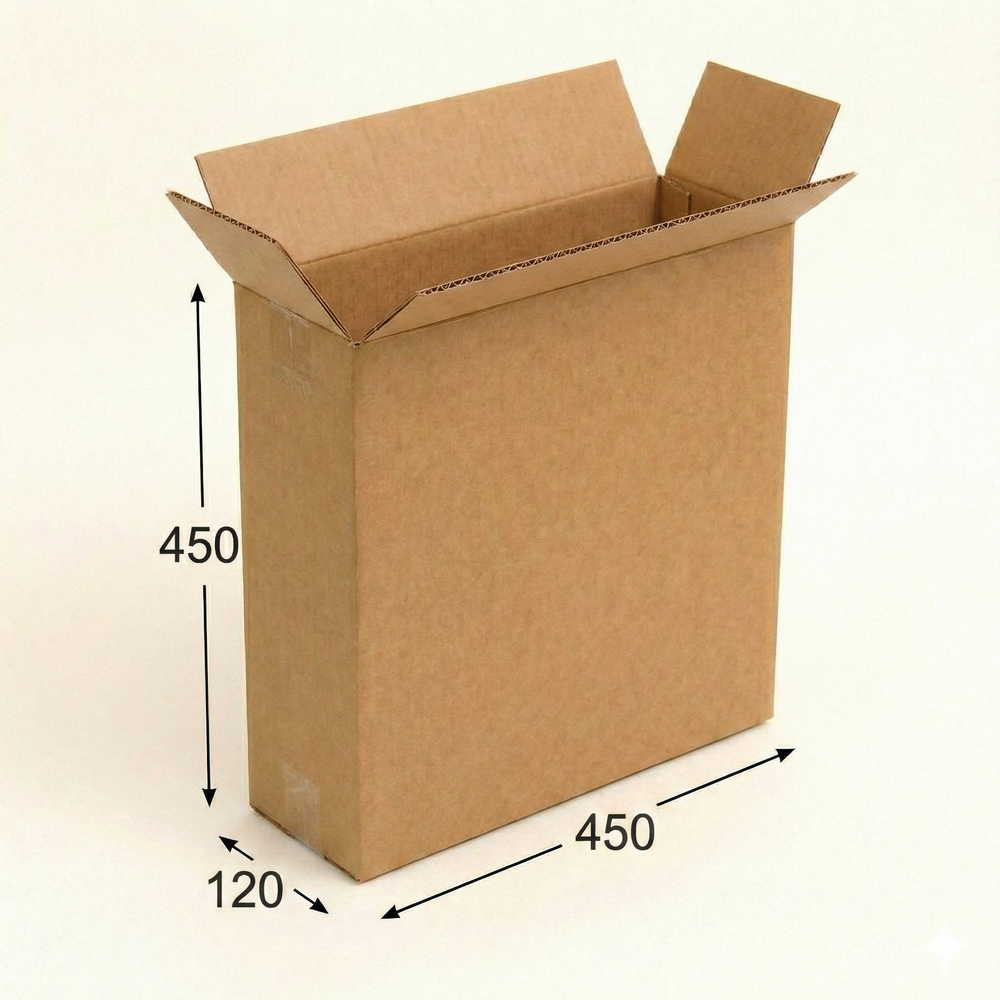 Коробка картонная 450x120x450 мм