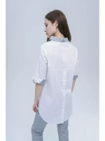 Рубашка медицинская женская на кнопках TZ450