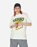 KENZO Paris Футболка Oversize Tiger Varsity Off White