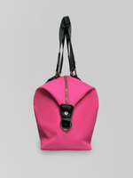 Сумка текстильная GS604 на молнии с металлическим значком однотонная и ремешком в комплекте