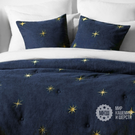 Стеганое покрывало для спальни БЭЛЛИИ (арт. BL02-294-02) - синее