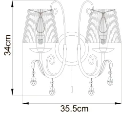 Бра Arte Lamp ROMANA SNOW