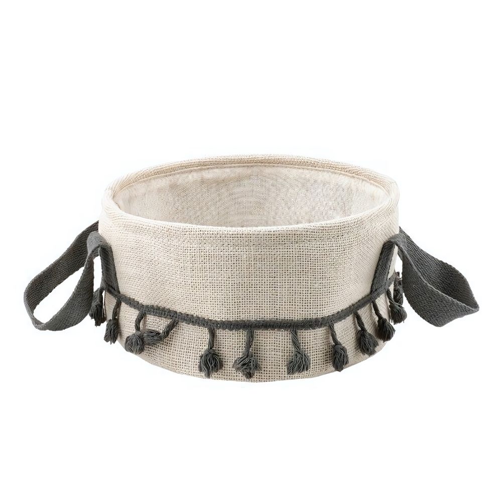 Корзина стеллажная с ручками &quot;Кантри&quot;, Д250 Ш250 В120, пепельный
