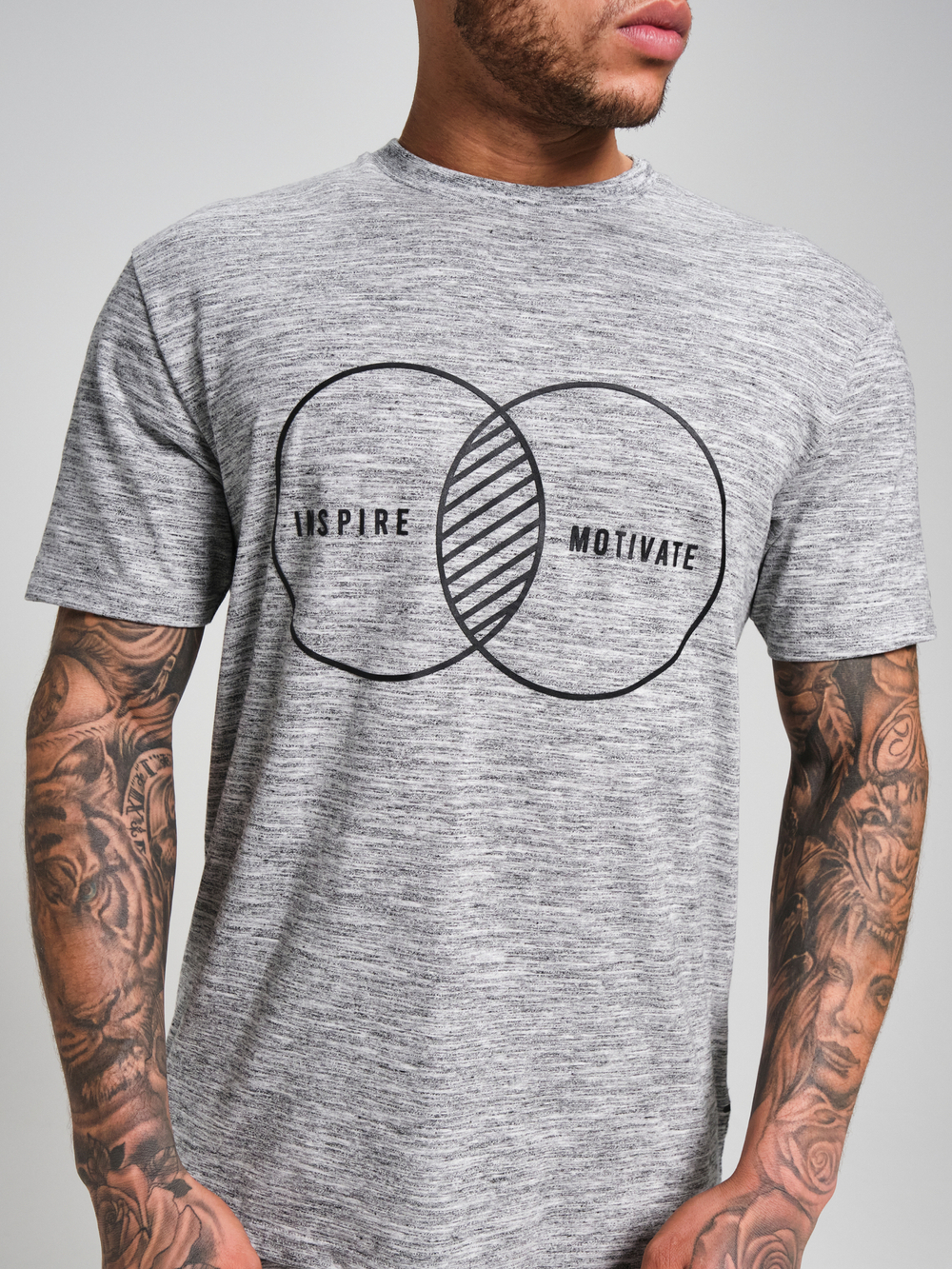 Футболка мужская ORIGINAL CREATOR INSPIRE T-SHIRT, Серый