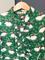 Хлопковое с вискозой платье Marni, 128