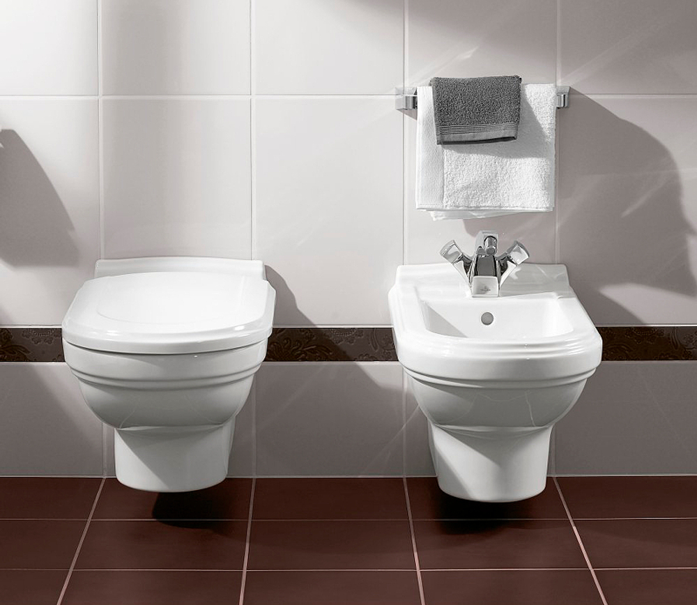 Унитаз Villeroy&Boch Hommage 6661B0R1 подвесной без сиденья