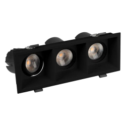 Светильник MS-FLOW-BUILT-S230x85-3x6W Warm3000 (BK, 38 deg, 230V) (Arlight, IP20 Металл, 5 лет) 061272