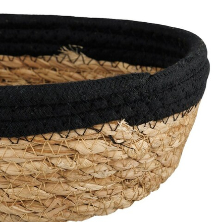 Кашпо плетеное (водоросли, ткань) D18xH6,5см в ассортименте