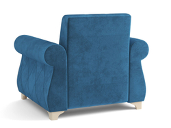 Кресло для отдыха Порто М велюр тенерифе океан/грей