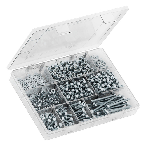 M4 Socket Head Screw Assortment Pack (600 Pcs)