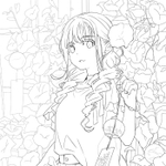 Daily commas walking. Colouring Book (Korea)