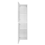 Пенал Azario Эстима 35 350х340х1570 подвесной, левый, белый глянцевывй (CS00094556)