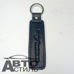 Брелок для ключей Кожа  УАЗ ПАТРИОТ UAZ PATRIOT (Плоский)