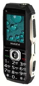Сотовый телефон Maxvi T5 Black (без камеры)