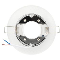 Светильник встраиваемый ЭРА KL79 WH/CH под лампу GX53 белый/хром